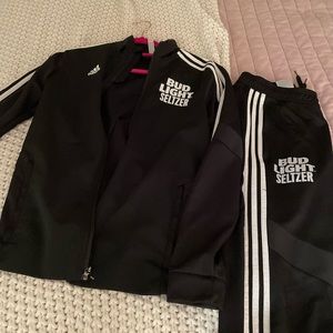 Adidas bud light seltzer track suit